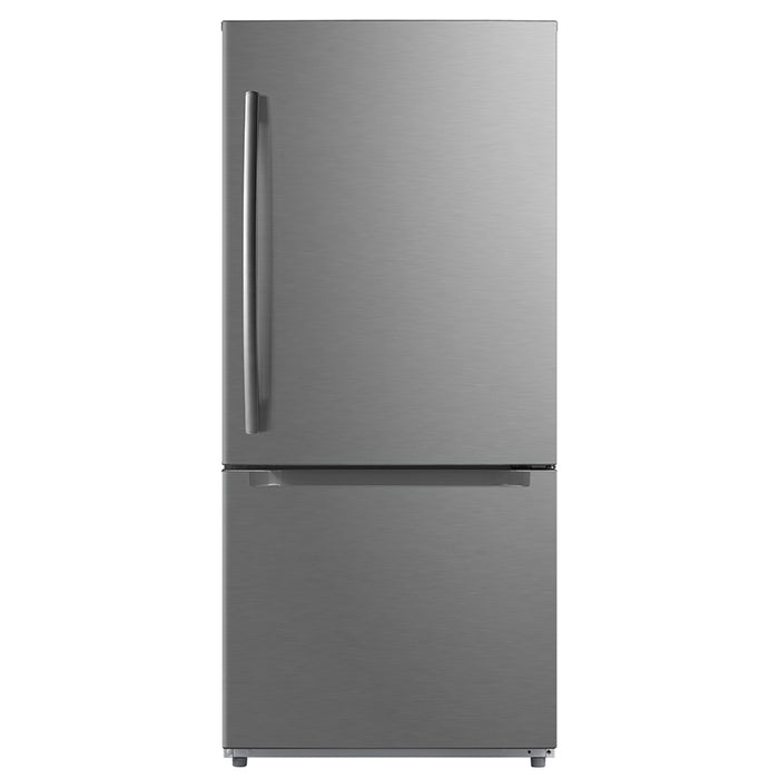 Moffat MDE19DSNKSS 18.6 Cu. Ft. Bottom Mount Refrigerator Stainless Steel