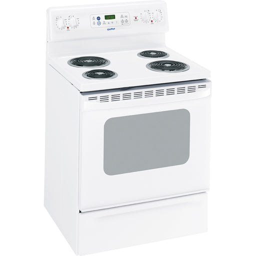 Moffat MCB757DMWW 30" Electric Freestanding Range with Storage Drawer White