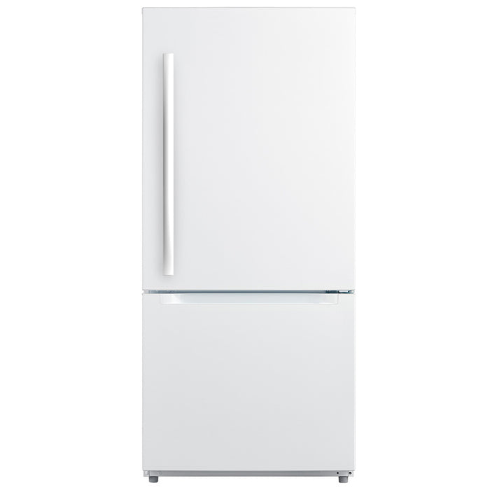 Moffat MDE19DTNKWW 18.6 Cu. Ft. Bottom Mount Refrigerator White