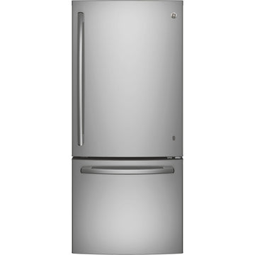 GE GDE21DYRKFS 20.9 Cu. Ft. Bottom Mount Refrigerator Fingerprint Resistant Stainless Steel