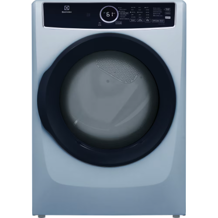 Electrolux ELFE743CAG 8.0 Cu. Ft. Front Load Perfect Steam™ Electric Dryer with Instant Refresh in Glacier Blue