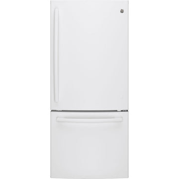 GE GBE21AGKWW 20.9 cu.ft. Bottom Freezer Refrigerator White