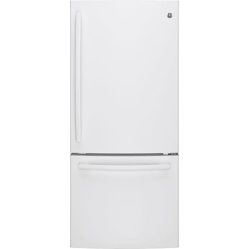 GE GBE21AGKWW 20.9 cu.ft. Bottom Freezer Refrigerator White