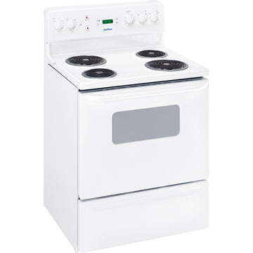 Moffat MCBS525DNWW 30" Freestanding Electric Manual Clean Range White