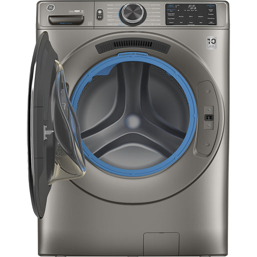 GE GFW650SPNSN 5.5 cu. ft. (IEC) Capacity Washer with Built-In Wifi Satin Nickel