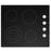 Moffat MCP2024DXBB 24" Built-In Electric Cooktop Black