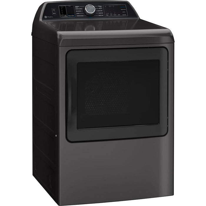 GE Profile PTD70EBMTDG 7.4 Cu Ft Smart Electric Dryer Diamond Grey