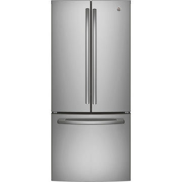 GE GNE21DYRKFS 20.8 Cu. Ft. French-Door Refrigerator Fingerprint Resistant Stainless Steel