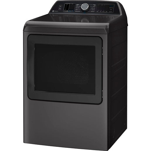 GE Profile PTD70EBMTDG 7.4 Cu Ft Smart Electric Dryer Diamond Grey