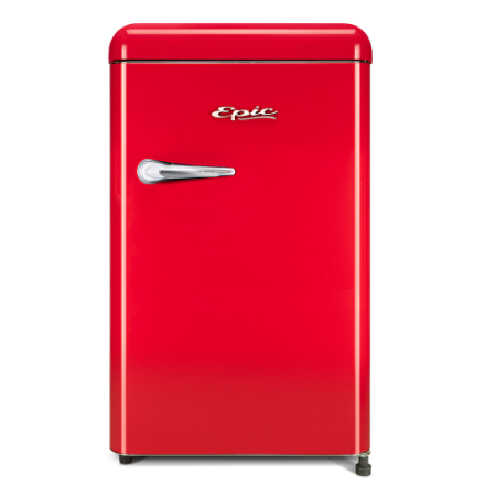 Epic ECRR43RED  4.3 cu.ft. Red Retro Refrigerator 