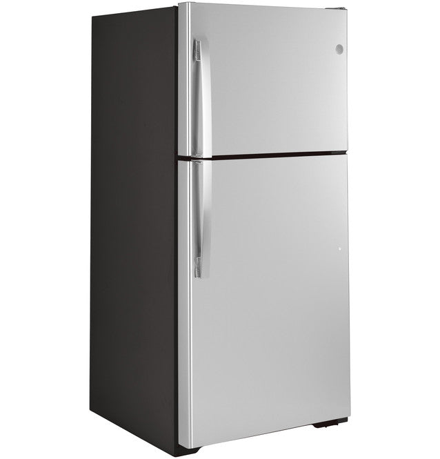 GE GTS19KYNRFS 19.2 Cu. Ft. Garage Ready Top-Freezer Refrigerator in Fingerprint Resistant Stainless