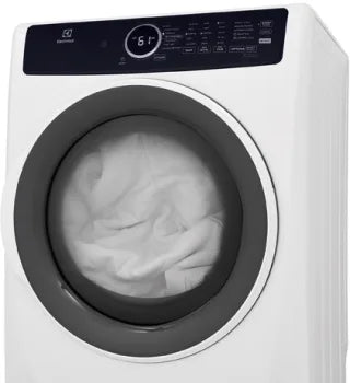 Electrolux ELFG7437AW Front Load Perfect Steam™ Gas Dryer with Instant Refresh – 8.0 Cu. Ft. in White