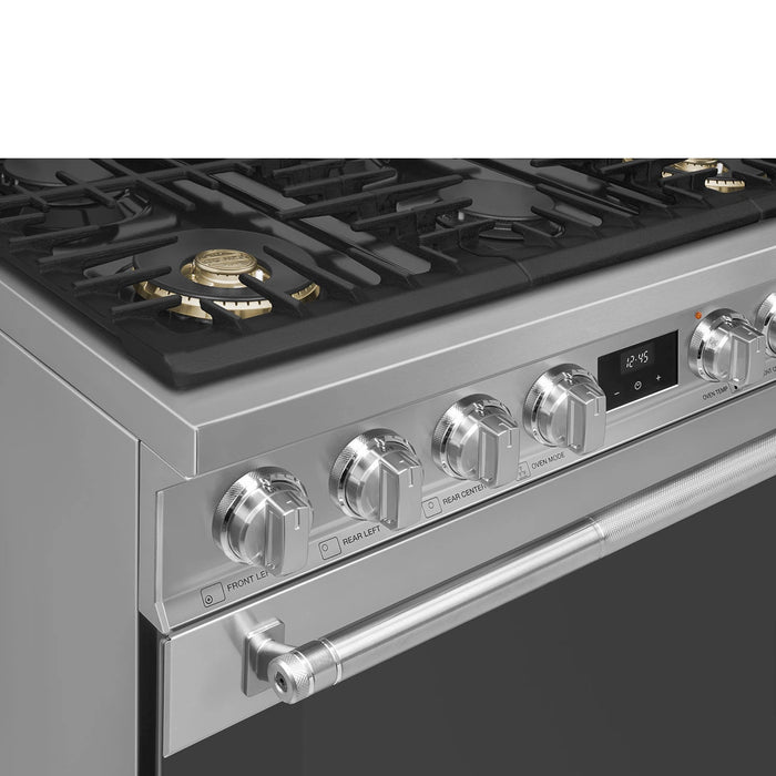 Smeg Professional SPR36UGGX 36" Stainless Steel Pro-Style Gas Range