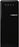 Smeg 50's Retro Style 9.9 Cu. Ft. Black Top Freezer Refrigerator