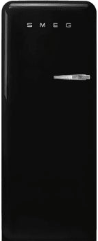 Smeg 50's Retro Style 9.9 Cu. Ft. Black Top Freezer Refrigerator