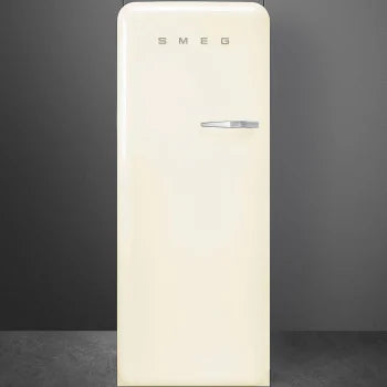 Smeg FAB28ULCR3 50's Retro Style Top Freezer Left Hinge 24" Refrigerator in Cream