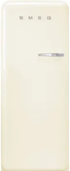 Smeg FAB28ULCR3 50's Retro Style Top Freezer Left Hinge 24" Refrigerator in Cream