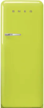 Smeg FAB28URLI3 50's Retro Style 9.9 Cu. Ft. Lime Green Top Freezer Refrigerator