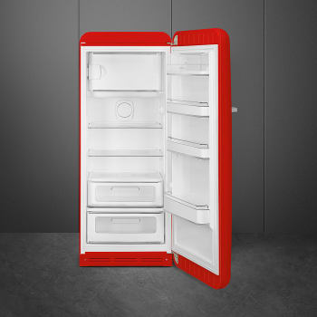 Smeg FAB28URRD3 50's Retro Style 9.9 Cu. Ft. Red Top Freezer Refrigerator