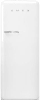 Smeg FAB28URWH3 50's Retro Style 9.9 Cu. Ft. White Top Freezer Refrigerator