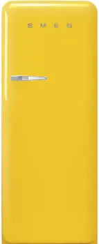 Smeg FAB28URYW3 50's Retro Style 9.9 Cu. Ft. Yellow Top Freezer Refrigerator