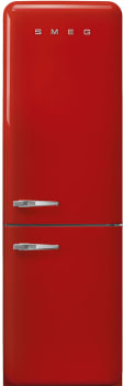 Smeg FAB32URRD3 11.7 Cu. Ft. Retro Bottom-Freezer Refrigerator