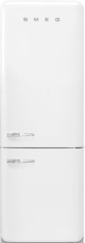 Smeg FAB38URWH 18 Cu. Ft. Retro Bottom-Freezer Refrigerator