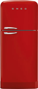 Smeg FAB50URRD3 19.28 Cu. Ft. Retro Top-Freezer Refrigerator