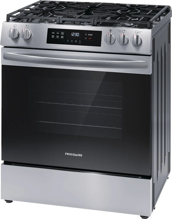 Frigidaire FCFG3062AS 30" Gas Range with Steam Clean in Stainless Steel