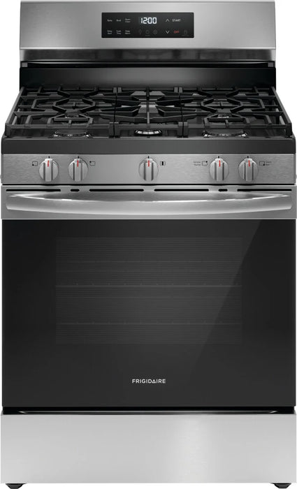 Frigidaire FCRG3062AS 30" Gas Range with Steam Clean in Stainless Steel