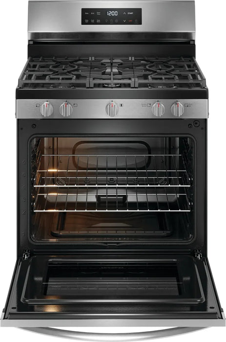 Frigidaire FCRG3062AS 30" Gas Range with Steam Clean in Stainless Steel