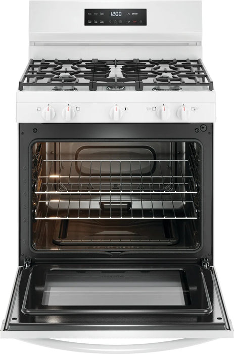 Frigidaire FCRG3062AW 30" Gas Range with Steam Clean in White