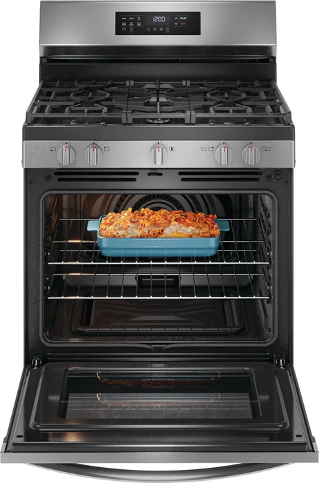 Frigidaire FCRG3083AS 30" Gas Range with Air Fry in Stainless Steel