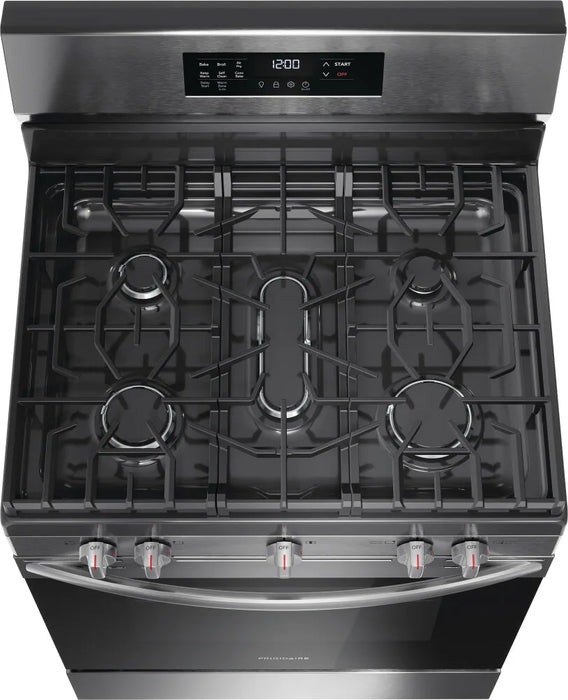 Frigidaire FCRG3083AS 30" Gas Range with Air Fry in Stainless Steel