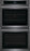 Frigidaire FCWD3027AD 30" Double Electric Wall Oven in Black Stainless Steel