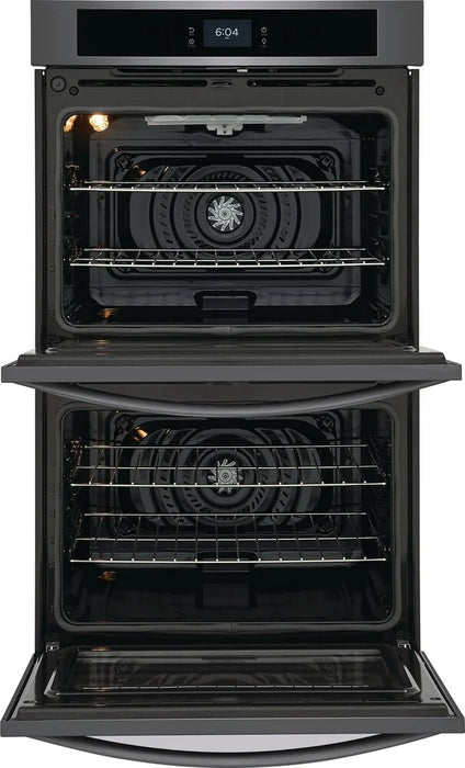 Frigidaire FCWD3027AD 30" Double Electric Wall Oven in Black Stainless Steel