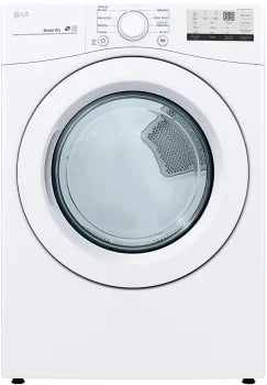 LG DLE3400W 7.4 cu. ft. Ultra Large Capacity Electric Dryer