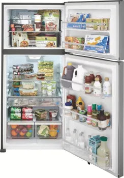 Frigidaire Gallery FGHT2055VF 20.0 Cu. Ft. Top Freezer Refrigerator in Stainless Steel