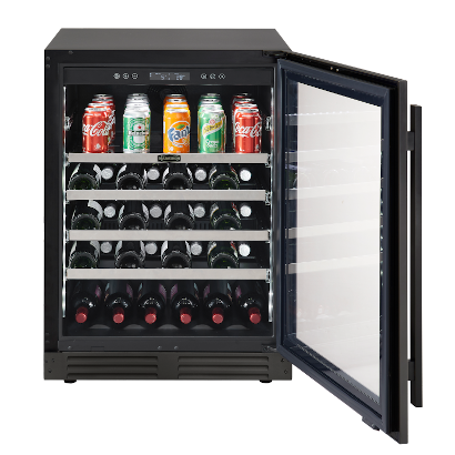 Marathon MBWC56-BLS 24" Black Steel Single Zone Beverage Centre