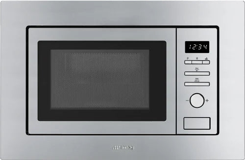 Smeg FMIU020X 24" Stainless Steel Built-In Microwave With Grill