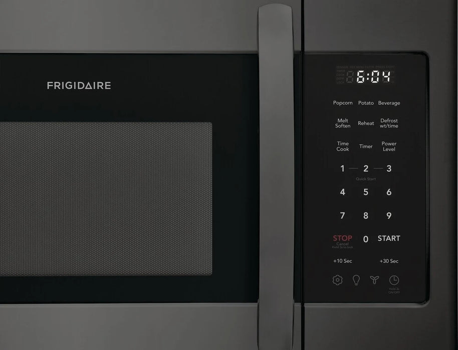 Frigidaire FMOS1846BD 1.8 Cu. Ft. Over-The-Range Microwave in Black Stainless Steel