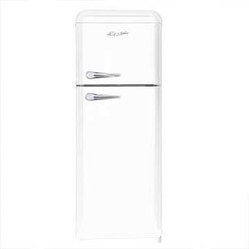 Epic ERR82W-1 7.5 cu.ft. White Retro Top Mount Refrigerator 