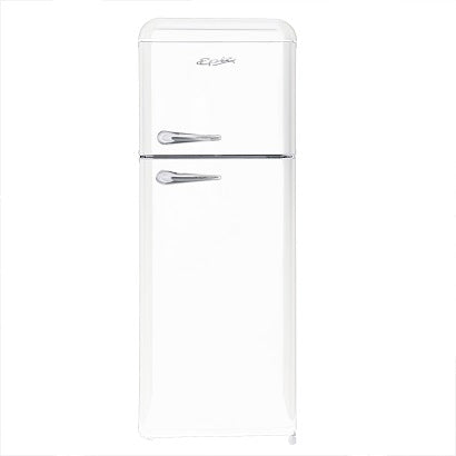 Epic ERR82W-1 7.5 cu.ft. White Retro Top Mount Refrigerator 