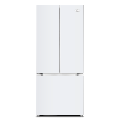Marathon MFF180WFD 18 cu.ft. French Door Bottom Mount Frost Free Refrigerator in White