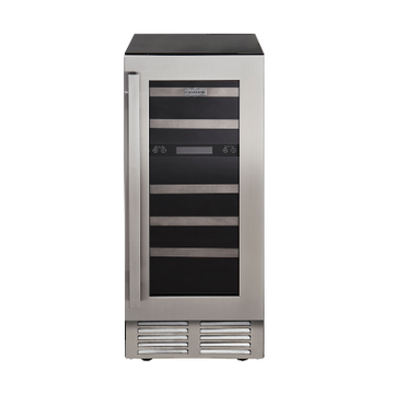 Marathon MWC28-DSS 15" Stainless Steel Dual Zone Wine Cooler