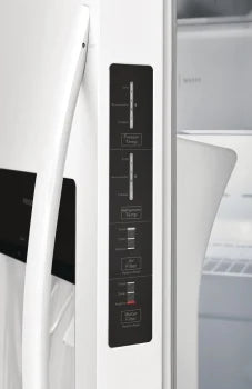 Frigidaire FRSS2323AW 22.3 Cu. Ft. 33" Standard Depth Side by Side Refrigerator in White