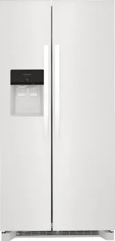 Frigidaire FRSS2323AW 22.3 Cu. Ft. 33" Standard Depth Side by Side Refrigerator in White