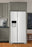 Frigidaire FRSS2323AW 22.3 Cu. Ft. 33" Standard Depth Side by Side Refrigerator in White