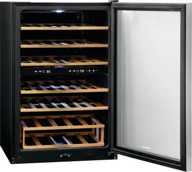 Frigidaire FRWW4543AS 45 Bottle Two-Zone Wine Cooler in Stainless Steel