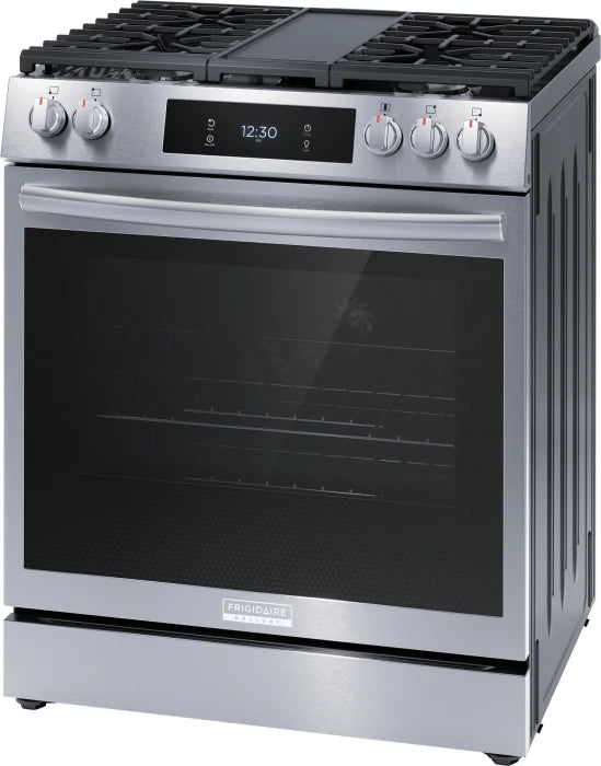 Frigidaire Gallery GCFG3060BF 30" Gas Range with 15+ Ways To Cook in Stainless Steel